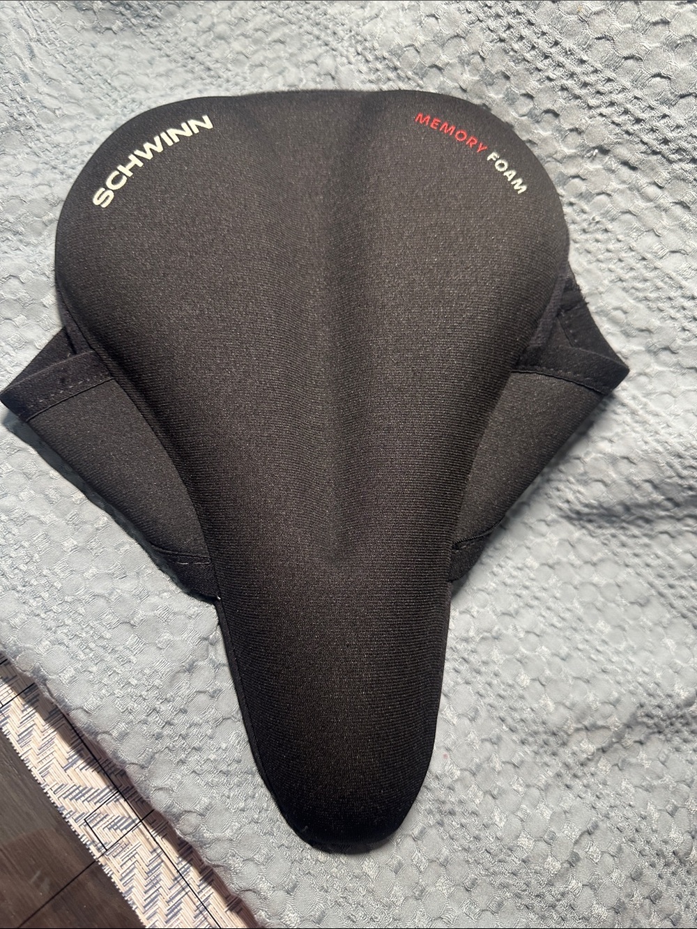 Schwinn Black Bike Seat Cushion with Memory Foam. New